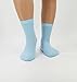 SRYL womens Super soft Combed cotton socks 3-Pairs,5-Pairs(Multicolor may choose) C310 (3 pairs-Light blue)
