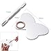 Your Choice Fashion Stainless Steel Butterfly Shape Makeup Palette Spatula Very Handy Makeup Nail-Art Manicure Artist Tool for Blending Pigment Cosmetic Foundation Shades