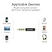 VENTION 2.5mm to 3.5mm Adapter Mono, 3.5mm Male to 2.5mm Female Audio Adapter Gold Plated Connector Stereo Converter for Mic, Smartphones, Headphone, Speakers Support Mic Function (2 Pack)