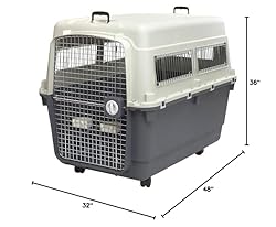 SportPet Designs Plastic Kennels Rolling Plastic