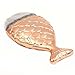 Coshine 10pcs Rose Gold Unique Mermaid Makeup Brush Set Cosmetic Tools Kits (1piece foundation mermaid brush)