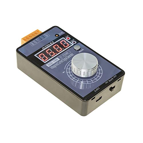UCTRONICS DC 0-10V 0/4-20mA Current Voltage Signal Generator, Built-in Rechargeable Battery Portable Analog Simulator for PLC and Panel Debugging, Device Testing, Frequency Converter, Flow Valve