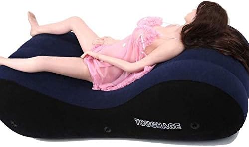 EnjoyFun- Easy to Accommodate Inflatable Sofa Position Mat Portable Chair/Pillow/Lounge Aid Cushion Triangle Wedge Adult Couple Game Toy Relax and Relieve Pain