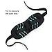 HYCLES Sleep Mask with 3D Angel Eye Labeling & Ear Plugs Ultra lightweight Eye Mask Polyster Eyeshade Adjustable Strap Blindfold for Men Women and Kids