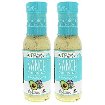 Amazon Com Primal Kitchen Organic Ranch Dressing Avocado Oil Based Vegan Paleo Approved 12 Oz X 2 Pack Grocery Gourmet Food