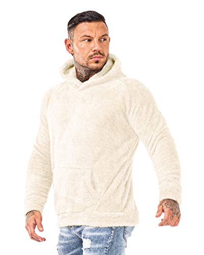mens fluffy fleece pullover