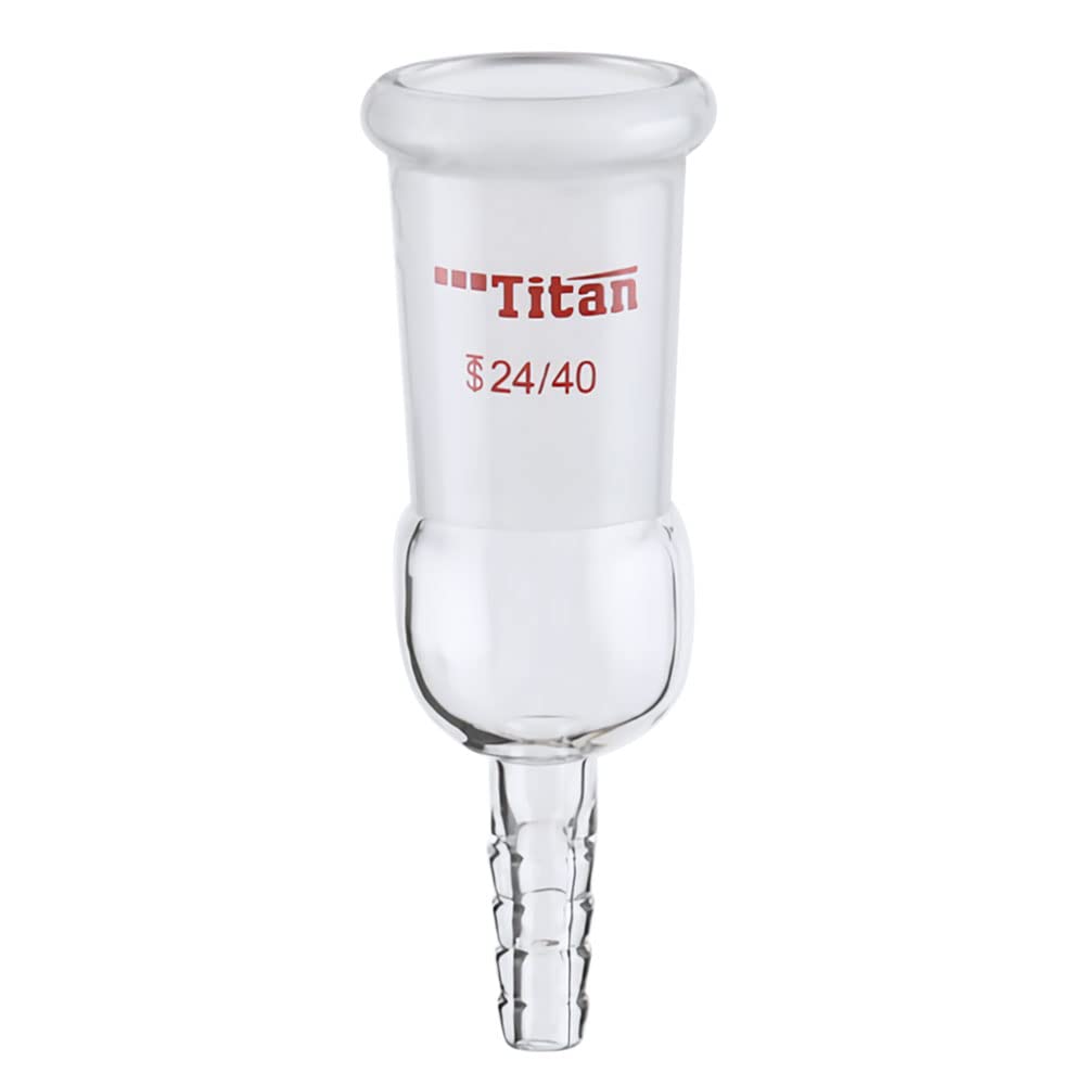 ADAMAS-BETA Glass Straight Inlet Adapter with 24/40