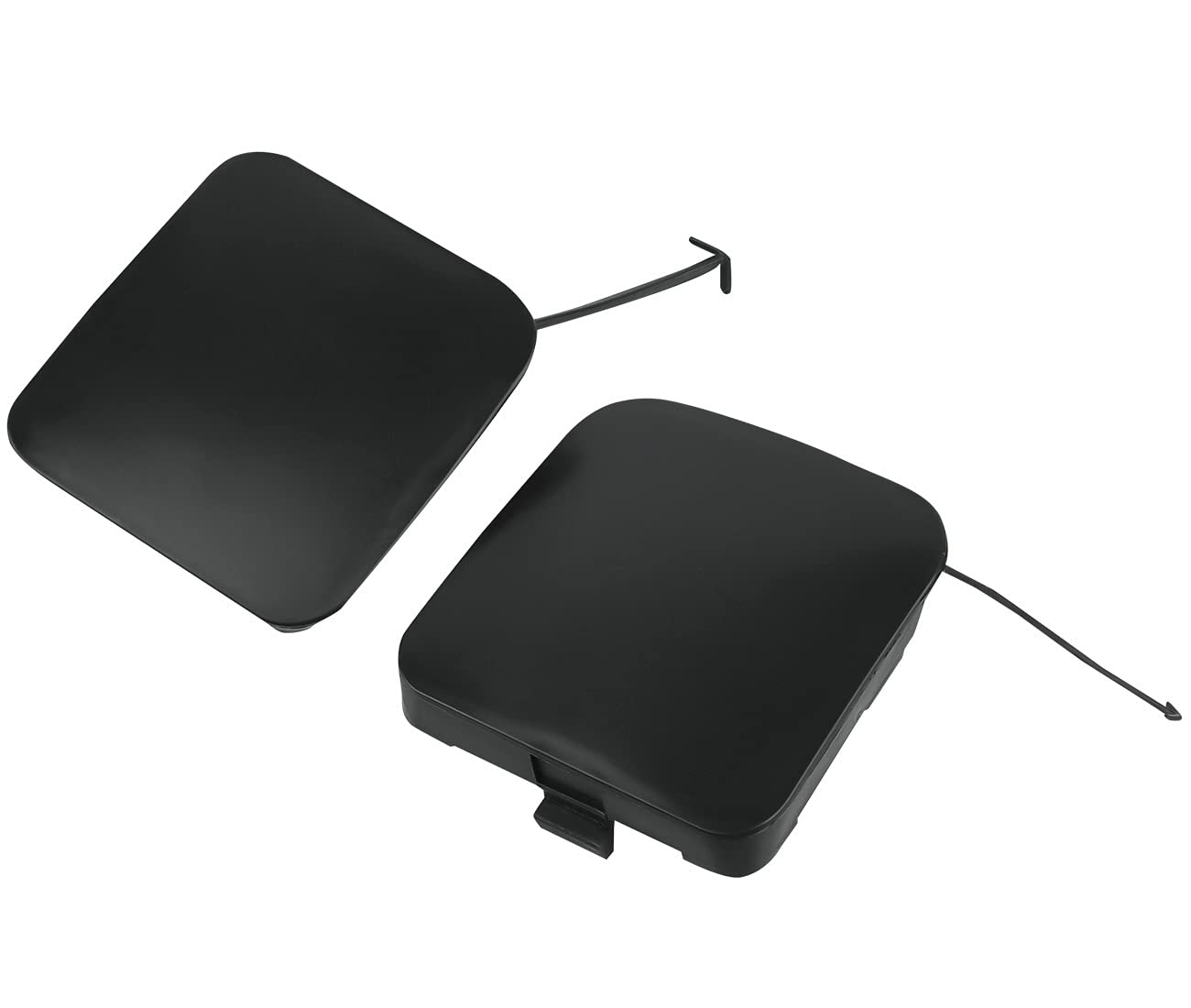 Photo 1 of OKPARZ Front Left & Right Bumper Tow Hook Eye Cover Cap Compatible for 2009-2012 Toyota RAV4 53286-0R020 53825-0R020