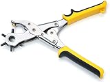 Gunpla Heavy Duty Leather Hole Punch Plier 6 Size Punch Brass Pad Ergonomic view 9