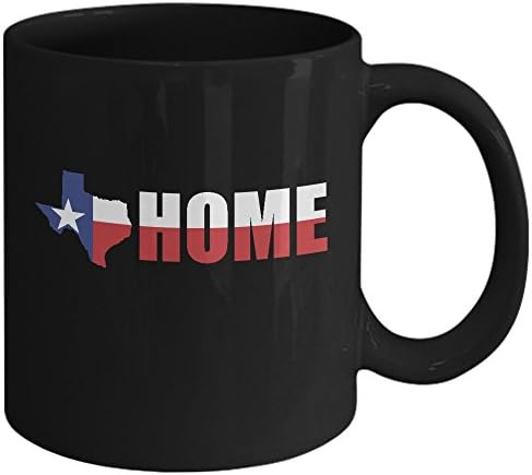 Texas Home Coffee Mug - Lone Star State Patriotic Texan Design