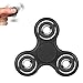 DILTEC EDC Hand Spinner for Kids Adults ADHD Sensory Fidget Toys Spin 1-3 Mins Silent Smooth Pocket Durable Black