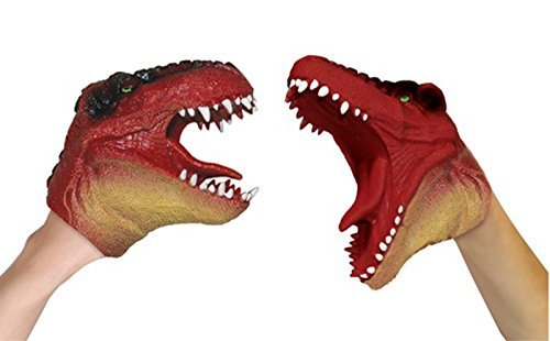 Dinosaur Hand Puppet Toy - Flexible T-Rex Hand Puppet - //coolthings.us