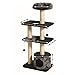 MidWest Homes for Pets Cat Tree | Tower Cat Furniture, 5-Tier Cat Tree w/Sisal Wrapped Support Scratching Posts & High Cat Look-Out Perch, Black/White Pattern, Large Cat Tree