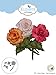 Elizabeth Craft Designs 1374 Metal Die Garden Notes Tuberous Begonia