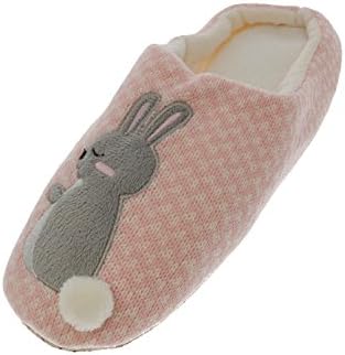 KW Fashion Women's Bunny Design Slide Slippers (L/XL)