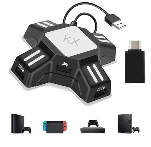 Keyboard Mouse Converter Adapter,Portable USB Gaming Mouse Keyboard ...