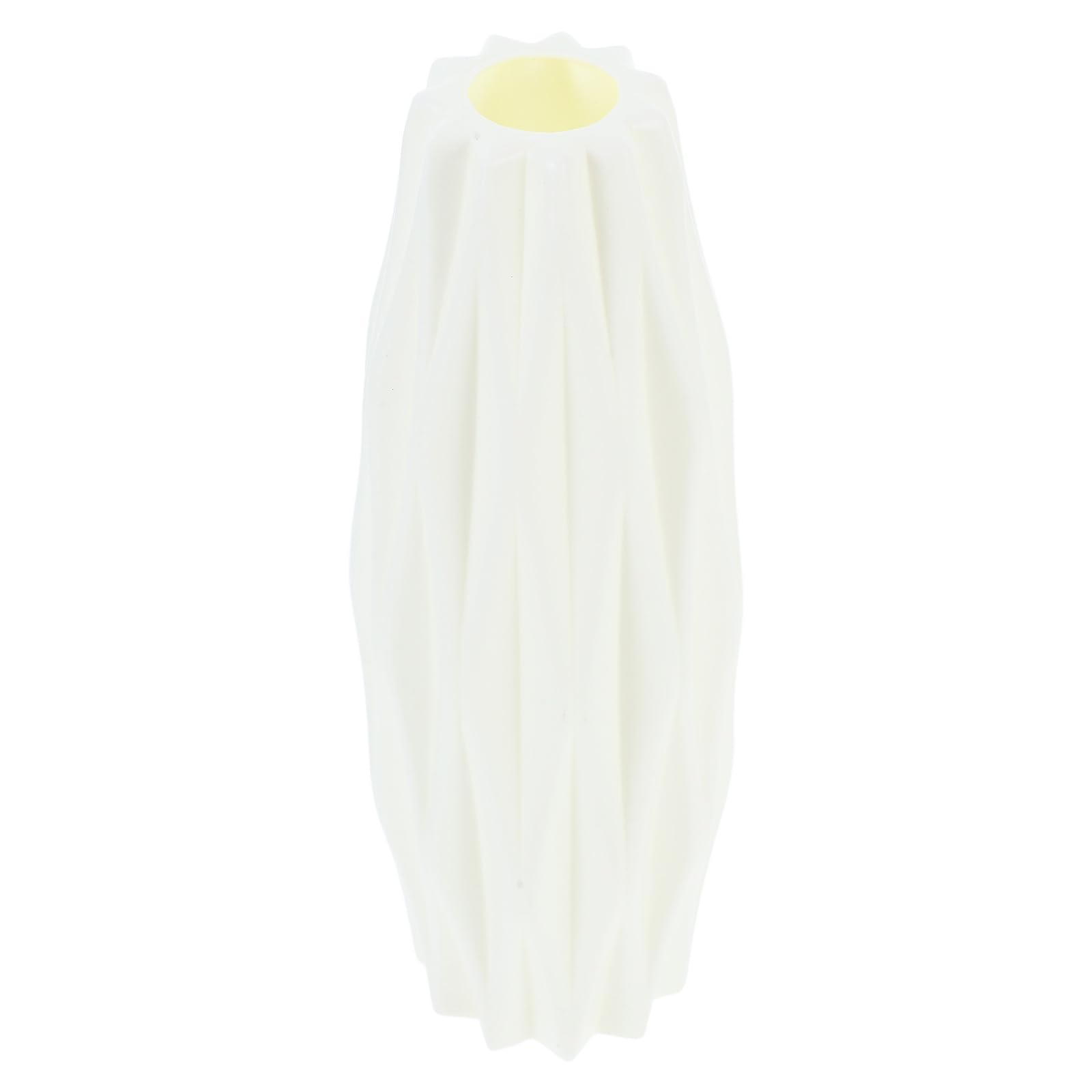 1pc Nordic Style Vase Modern Simplicity Flower Container for Desktop Decoration Pp Material Ornament White