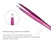Stainless Steel Tweezers By DigHealth(TM), Eyebrow Tweezers Set With Slant Tweezers, Pointed Tweezers and Straight Tweezers - Removal Of Eyebrow And Facial Hair - Packed in Leather Case