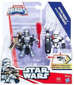 mul Star Wars Galactic Heroes Power Up Captain Phasma and First Order Stormtrooper