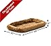 MidWest Homes for Pets Bolster Dog Bed 48L-Inch Cinnamon Dog Bed w/Comfortable Bolster | Ideal for Extra Large Dog Breeds & Fits a 48-Inch Dog Crate | Easy Maintenance Machine Wash & Dry