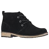 Lugz Women's Cora Lace Up Comfort Cushion Chukka Boot