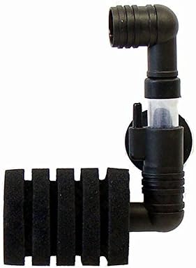 Aquarium Biochemical Sponge Filter Air Line Pipe Fish Tank Fry Shrimp Breeding Oxygen (Black)