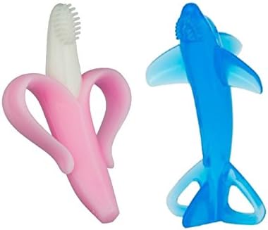 Baby Banana Brush Bundle, Pink/Blue