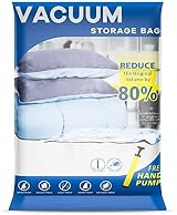 UOUNE Vacuum Storage Bags 4 Jumbo 110x80 cm, Reusable Space Saver view 2