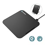 Fast Qi Wireless Charger 2 in 1 Pad Stand for Samsung S8/S8 Plus/iPhone 10/X,Wofalodata Qi Charging Dock Quick Charge for Galaxy Note 8/S7/S7 Edge/S6 Edge+/Note 5,Standard Charge for iPhone8/8 Plus