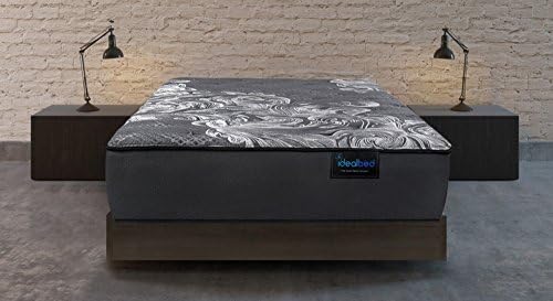 iDealBediQ5 Luxury Hybrid Mattress, Medium Firm, Smart Adapt Hybrid Foam & Coil System for Temperature Regulation, Pressure Relief, and Support, Made in USA
