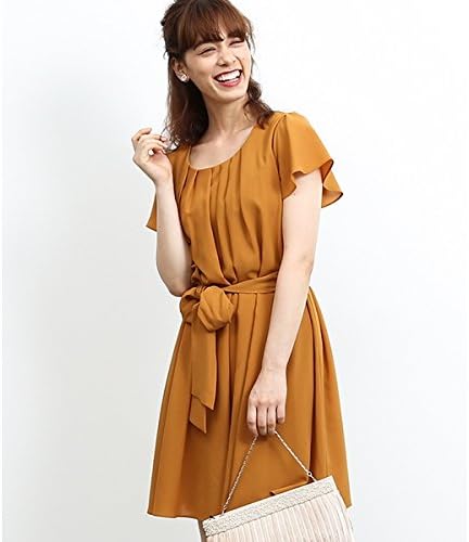 Amazon Co Jp ロペピクニック Rope Picnic リボン付きワンピース 80イエロー 38 服 ファッション小物