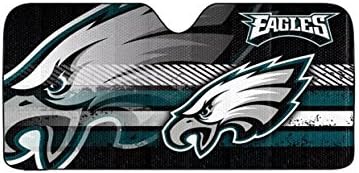 Infinity Stock NFL Auto Sun Shade Universal Size Fit 58" x 27" - Windshield Car Truck SUV Sunshade - Interior Accessories (Philadelphia Eagles)