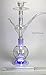 The Heavy Hitter Master Voltage LED Light Edition All Glass on Glass Shisha American Hookah Shisha with Travel Case