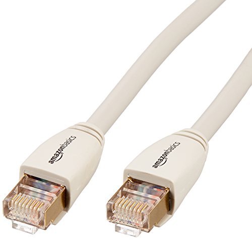 AmazonBasics RJ45 Cat7 Network Ethernet Patch Internet Cable - 15 Feet