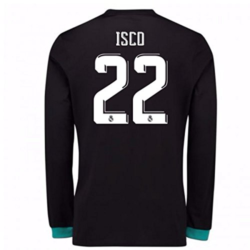 Long Sleeve Isco Shirt Number 2017 18 Real Madrid Away Long Sleeve