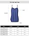 Womens Tank Tops,Youtalia Long Camisoles For Women Summer Casual Comfy Cami Shirt,Black/M