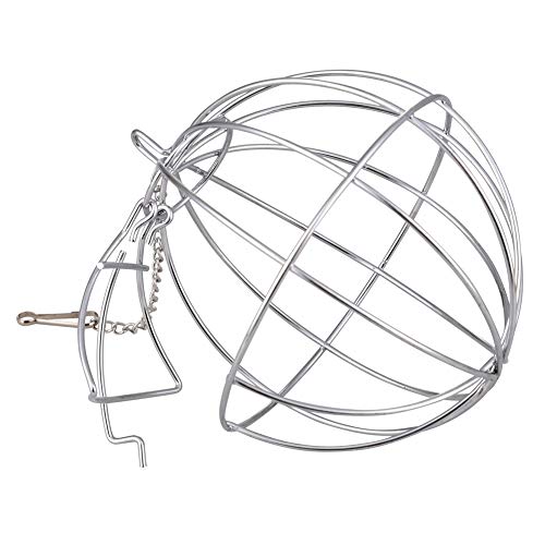 PanDaDa Stainless Steel Hay Feeder with Door,Hay Rack, Reduce Timothy Alfalfa Oat Hay Waste, Suitable for Rabbit Guinea Pig Chinchilla Hamster Accessories, Bowl That are Easily Connected to The Cage