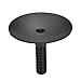 Stem Top Cap MTB Road Mountain Bike Bicycle Headset Cap Cover Screws Stem Spacers for 28.6mm Fork Tube Cover Alluminum Alloy (Black)thumb 1