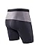Saxx Underwear Men's Kinetic Long Leg Black/Steel Boxer Briefs LG