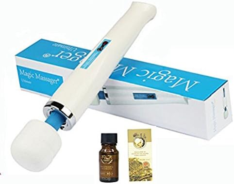 Back Massager By stpollar,Therapeutic Handheld Massager with 30 Powerful Speeds,100% Silicone,Strong Motor for Neck &amp; Shoulder