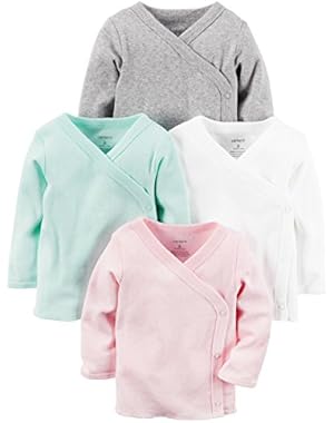 Baby Girls' 4 Pack Kimono Tees