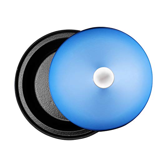 Cast-Iron-Tagine-Pot-Enameled-Blue-4-Quart-By-Bruntmor