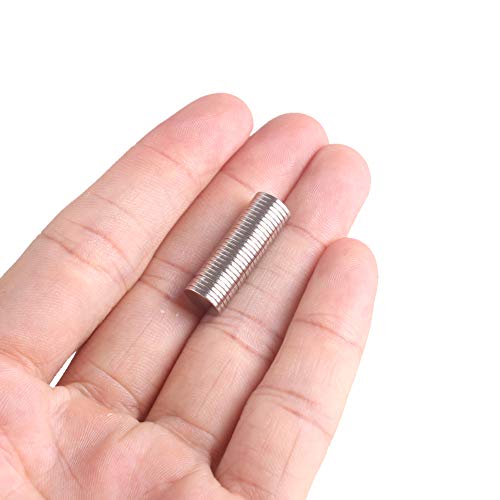 Zicome 100Pcs Round Magnets for Fridge, Office, Dry Erase Board, Refrigerator, Whiteboard, Map