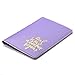 SanSiDo RFID Blocking PU Leather Passport Cover Passport Holder Travel Wallet Passport Wallet Case (Purple)