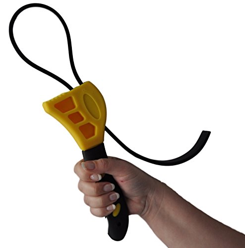 Oil Filter Wrench Set - 2pcs, Use as Jar Opener, Pipe Wrench, Rubber Strap Wrenches Used by Mechanics, Plumbers