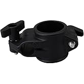 Generic 19x38mm Electronic Drum Kit Pipe Rack Clip Bracket Mount, Electronic Drum Tubing Rack Clip Bracket for Drum Accessories