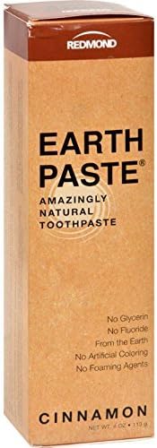 Redmond Earthpaste Cinnamon Amazingly Natural Toothpaste - 4 Ounce, 6 Pack