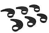 3 Pairs (S, M, L) Replacement Eartips Ear Fins Earhooks Ear Cushions For BlueBuds X, X2 Mpow Bluetooth Sport Headphones With ITIS Cable Clip
