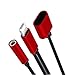 iPhone 7 Adapter, Lightning to 3.5mm Audio Adapter, ADABUNNY 2 in 1 Lightning Charger and 3.5mm Earphones Jack Cable for Apple iPhone 7 7 Plus 6S 6 iPod iPad - Support iOS 10.3 (2A)