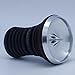 Black Hookha Hub Silicone Shisha Bowl, Wind Screen, food grade quality.Apple on top hookah head / Metal Coal Screen …